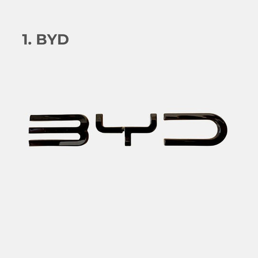 Logo letters for BYD Seal